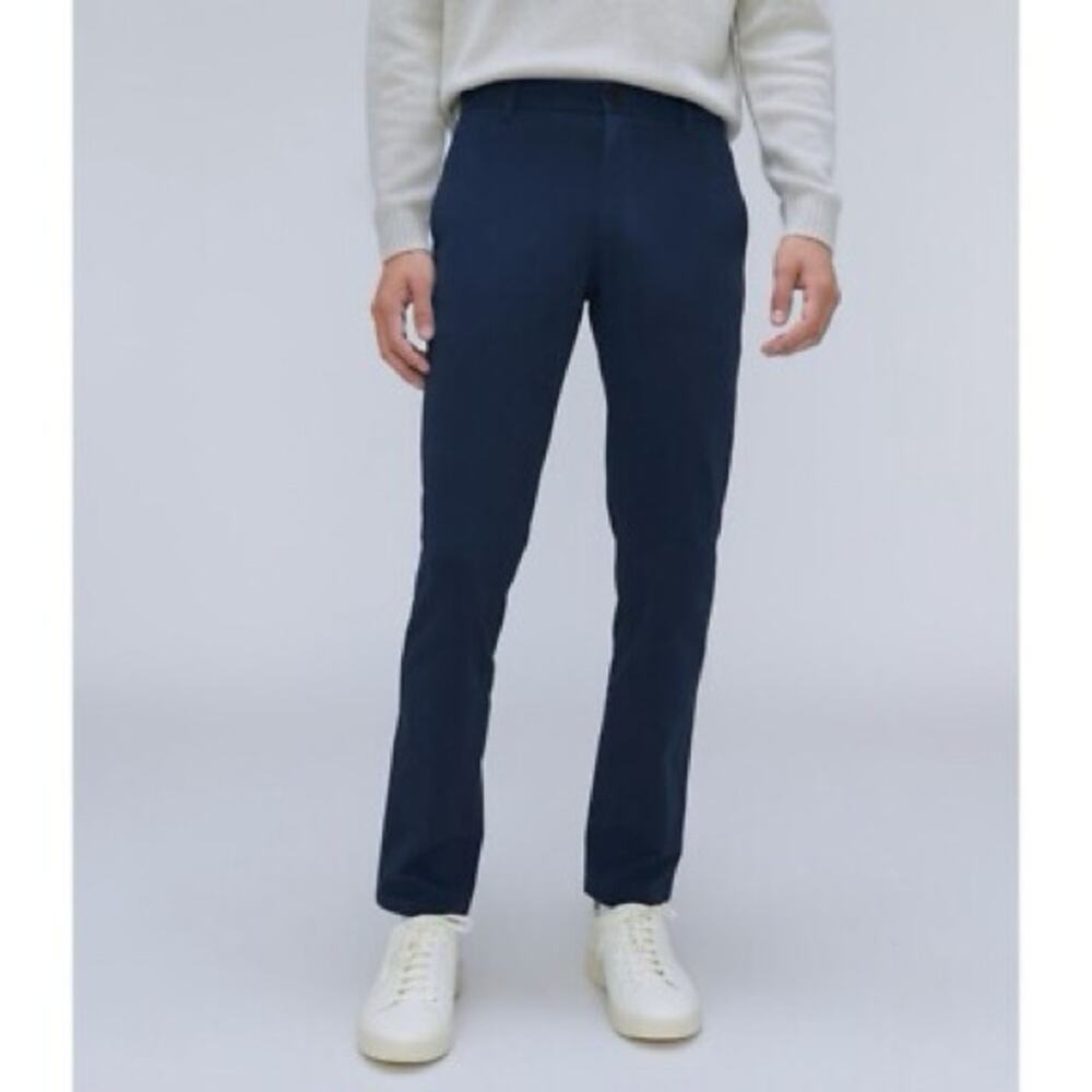 Everlane Uniform Performance Cotton Chino Pants Navy Blue Size 28X30
